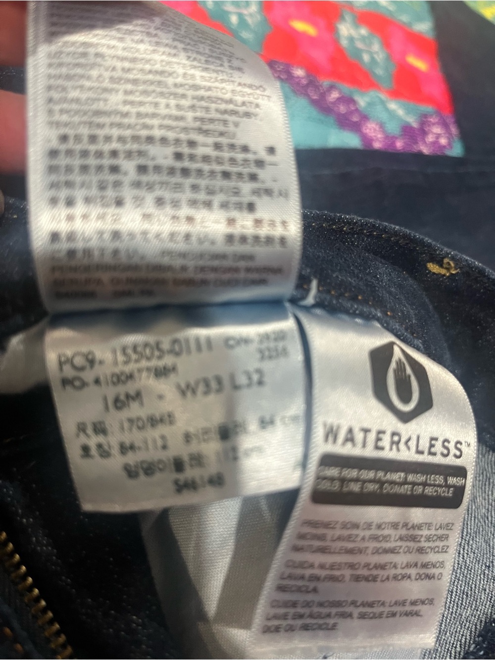 Women’s Levi 505 Dark Blue Denim Jeans - Picture 4 of 5